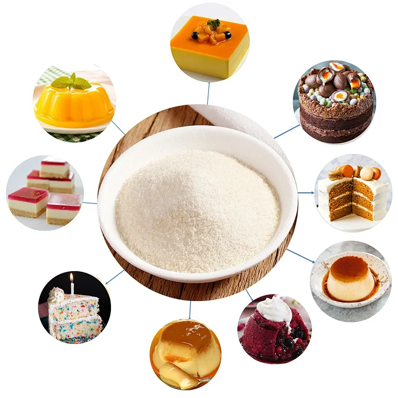 Best Gelatin Suppliers Food Grade Gelatin Halal Edible Bovine Gelatin Powder 220 Bloom 20mesh